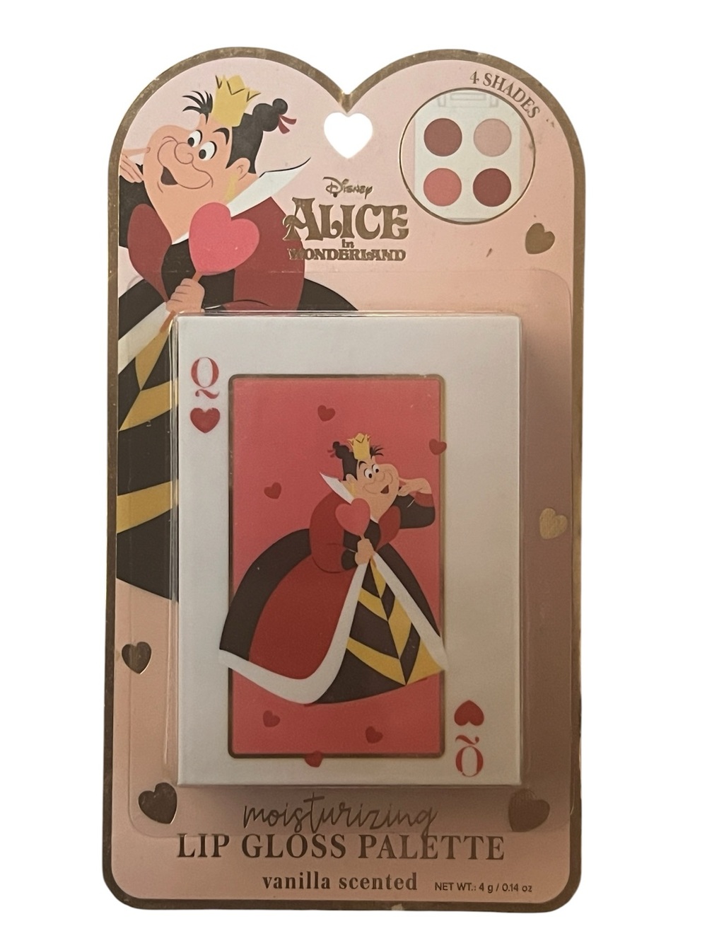 Disney Alice in Wonderland Moisturizing Lip Gloss Palette Vanilla Scented